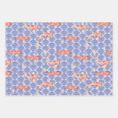 Koi Fish Geschenkpapier Set (Vorderseite)