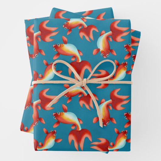 Koi Fish Geschenkpapier Set (Beispiel)
