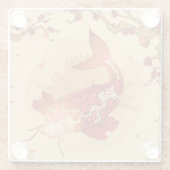 Koi Fish Glasuntersetzer (Rückseite)