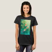 Koi Fish Harmonie im Teich T-Shirt (Vorne ganz)