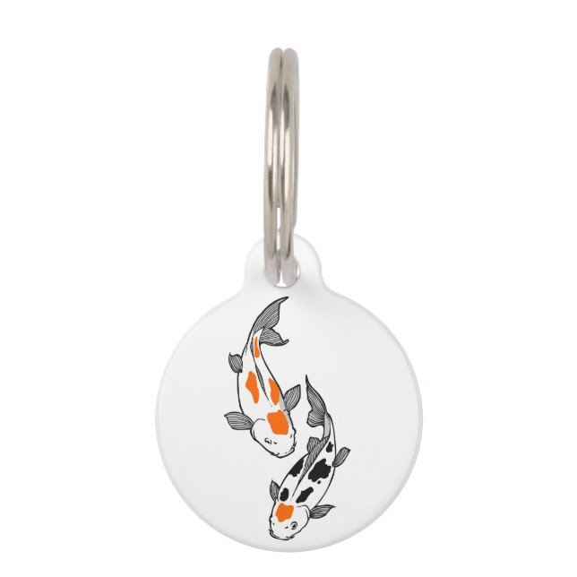 Koi Fish Haustiermarke (Vorderseite)