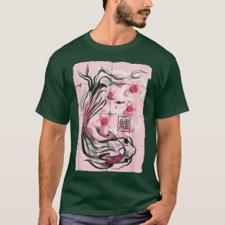 Koi Fish I Koi Carp Japanischer Sakura Cherry Blos T-Shirt