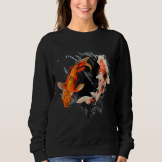 Koi Fish I Koi Carp Pond Japan Tattoo Sweatshirt
