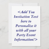 Koi Fish Invite Einladung (Rückseite)