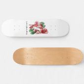Koi Fish Japanischer Stil Skript Orientalische Kun Skateboard (Horizontal)