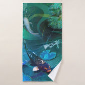 Koi Fish JOY OF KOI Badehandtuch (Badehandtuch)