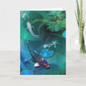 Koi Fish JOY OF KOI Karte (Vorderseite)