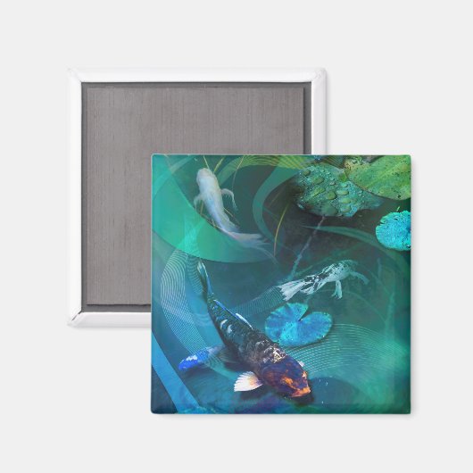 Koi Fish JOY OF KOI Magnet (Vorderseite/Rückseite)