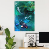 Koi Fish JOY OF KOI Poster (Heimbüro)