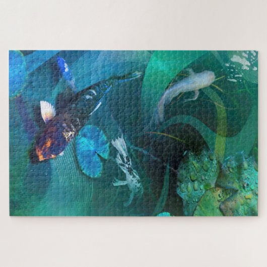 Koi Fish JOY OF KOI Puzzle (Horizontal)