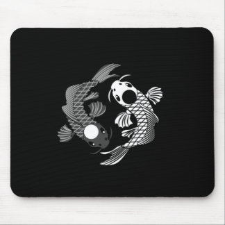 Koi Fish Karma Yin Yang Fate Spirituelles Geschenk Mousepad