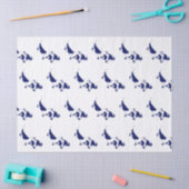 Koi Fish Karp #1 DIY Colors Blue Seidenpapier (Basteln)