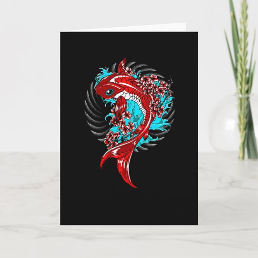 Koi Fish Karte (Vorderseite)