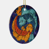 Koi Fish Keramik Ornament (Rechts)
