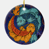 Koi Fish Keramik Ornament (Hinten)