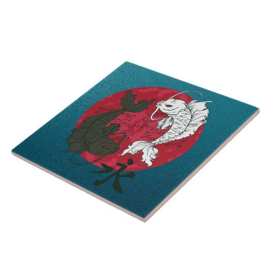 Koi Fish Keramik Tile Fliese (Seite)