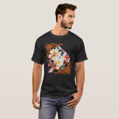 Koi Fish Koi Züchter Zen Garden Motif Koi Carp und T-Shirt (Vorne ganz)