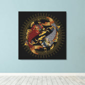 Koi Fish Leinwanddruck (Insitu (Holzboden))