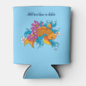 Koi Fish Lotus Cherry Blossoms Dosenkühler (Vorderseite)