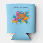 Koi Fish Lotus Cherry Blossoms Dosenkühler (Rückseite)