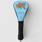 Koi Fish Lotus Cherry Blossoms Golf Headcover (Vorderseite)
