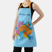 Koi Fish Lotus Cherry Blossoms Schürze (InSitu)