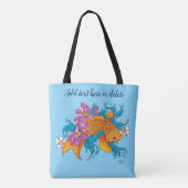 Koi Fish Lotus Cherry Blossoms Tasche (Rückseite)