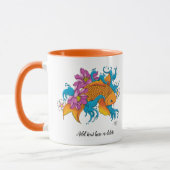 Koi Fish Lotus Cherry Blossoms Tasse (Links)