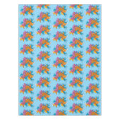 Koi Fish Lotus Cherry Blossoms Tischdecke (Vorderseite)
