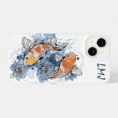 Koi Fish & Lotus Phone Case - individuell einstell iPhone Hülle (Rückseite (Horizontal))