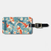 Koi Fish Luggage Tags Gepäckanhänger (Vorderseite horizontal)