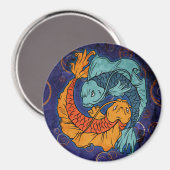 Koi Fish Magnet (Vorderseite/Rückseite)