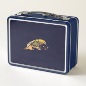 Koi Fish Metal Lunch Box (Rückseite)