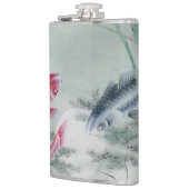 Koi Fish mit Lotus Flachmann (Links)
