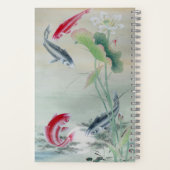Koi Fish mit Lotus Notizblock (Rückseite)