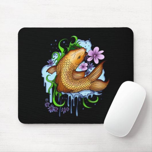 Koi Fish Mousepad (Mit Mouse)