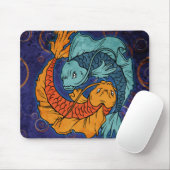 Koi Fish Mousepad (Mit Mouse)