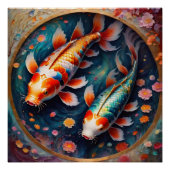 Koi Fish no 2 Glossy Poster (Vorderseite)
