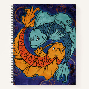 Koi Fish Notizblock