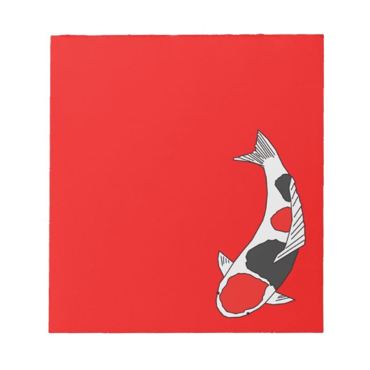 Koi Fish Notizblock (Vorderseite)