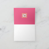 KOI Fish on PINK Note Card Karte (Innenseite)