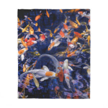 KOI FISH OVER FLOWING