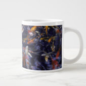 KOI FISH OVER FLOWING Jumbo-Tasse (Rechts)