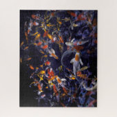 KOI FISH OVER FLOWING PUZZLE (Vertikal)
