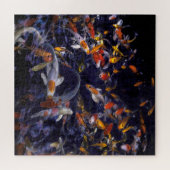 KOI FISH OVER FLOWING PUZZLE (Horizontal)