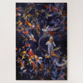 KOI FISH OVER FLOWING PUZZLE (Vertikal)