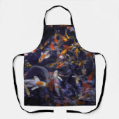 KOI FISH OVER FLOWING SCHÜRZE (Vorderseite)