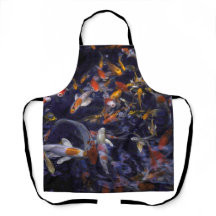 KOI FISH OVER FLOWING