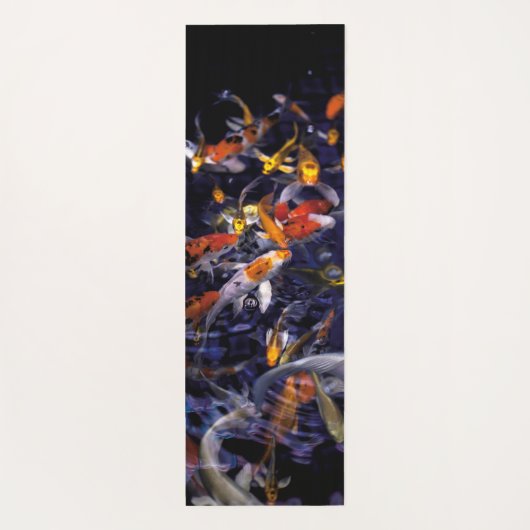 KOI FISH OVER FLOWING YOGAMATTE (Rückseite)