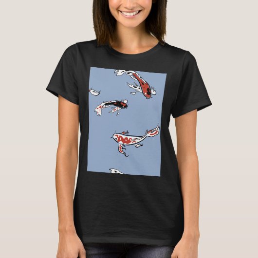 Koi Fish Pattern Phone Case T-Shirt (Vorderseite)